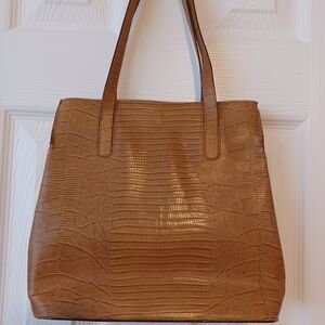 Talbots %100 Leather Brown Shoulder Bag